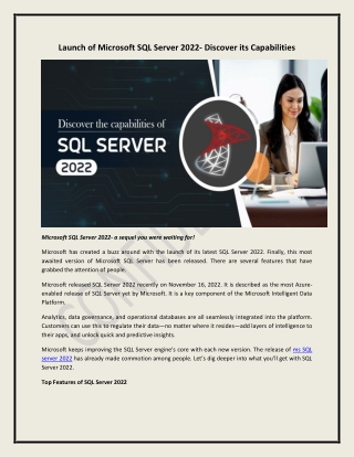 Download Microsoft SQL Server 2022 Edition