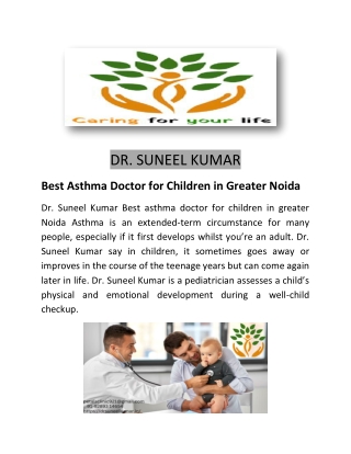Best asthma doctor for children in greater noida