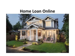 Home Loan Online