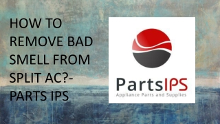 HOW TO REMOVE BAD SMELL FROM SPLIT AC?- PARTS IPS