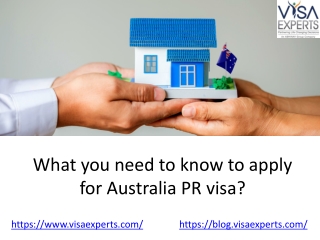 What you need to know to apply for Australia PR visa