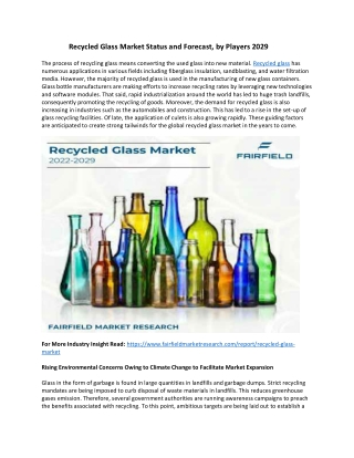Recycled Glass Market