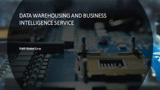 Top Data Warehousing And Business Intelligence Services Provider