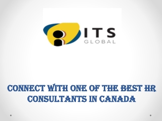 Connect with One of the Best HR Consultants in Canada