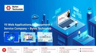 Yii Web Applications Development Service Company – Bytes Technolab