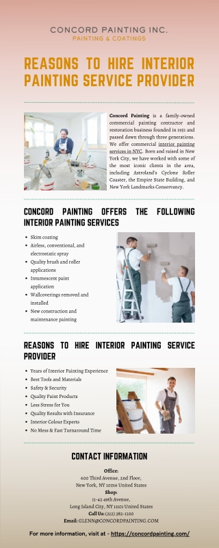 Reasons to Hire Interior Painting Service Provider