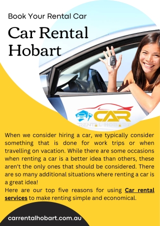 Car rental services | Hire car rental | Car Rental Hobart