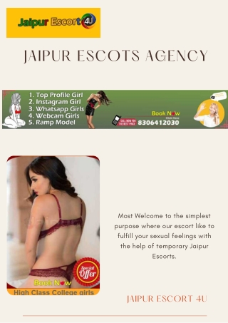 Jaipur Escorts 4u - Independent Call Girl Service