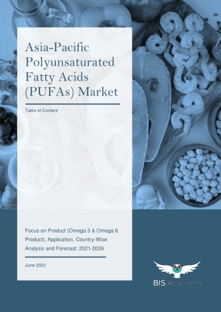 APAC PUFAs Market is at the Growing Stage