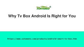 Why Tv Box Android Is Right for You