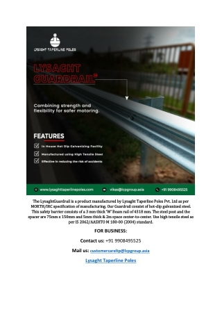 Metal Beam Crash Barrier Suppliers in India