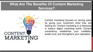 What Are The Benefits Of Content Marketing Services