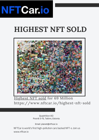 highest nft sold