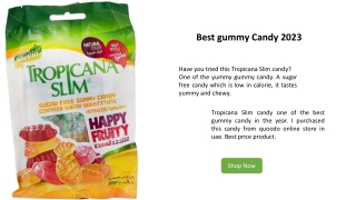 Best Gummy Candy 2023