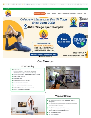 Yoga classes at home in Noida