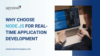 Reasons Why Node.js Is Efficient For Real-Time Application Development