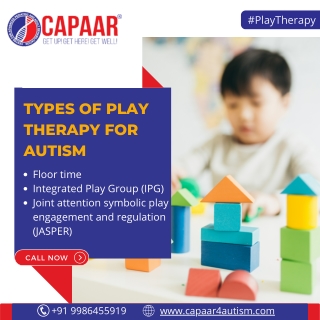 Types of play therapy for autism - Best Autism Centre in Bangalore - CAPAAR