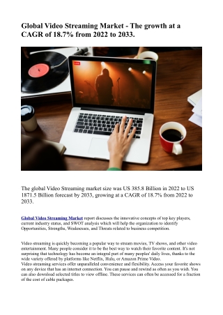 Video Streaming Market