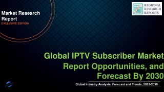 IPTV Subscriber Market Growing at a CAGR of 15.50% during forecast period 2030