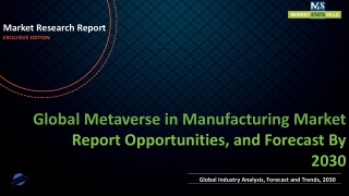 Metaverse in Manufacturing Market Size to Reach US$ 24,416.2 million by 2030