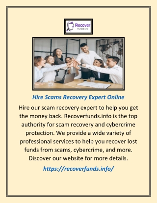 Hire Scams Recovery Expert Online | Recoverfunds.info
