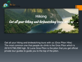 private tour guide st lucia