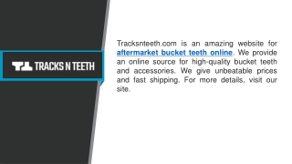 Aftermarket Bucket Teeth Online   Tracksnteeth.com