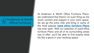 Used Office Furniture Plano - The Best Prices in the Area   Awofficefurniture.com