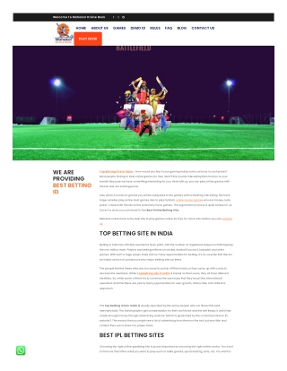 Best online betting id provider