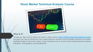 Stock Market Technical Analysis Course