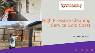 High Pressure Cleaning Service Gold Coast