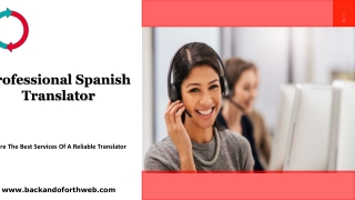 Professional Spanish Translator