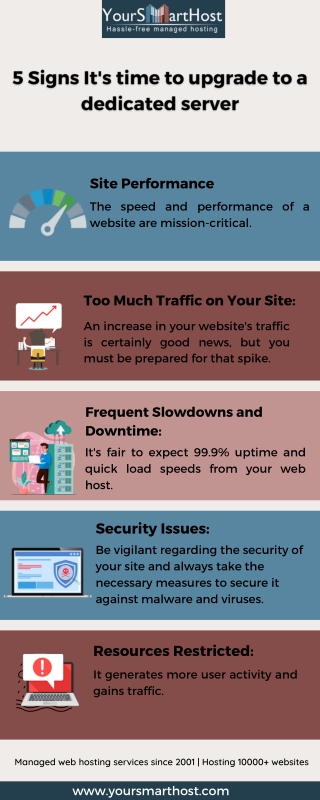 5 Signs It's time to upgrade to a dedicated server
