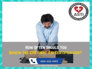 How Often Should You Renew The CPR First Aid Certification