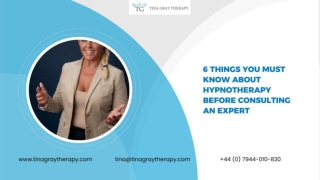 6 Things You Must Know about Hypnotherapy before Consulting an Expert