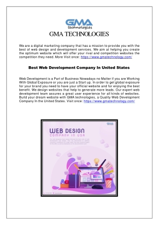 Web Development Company In United States