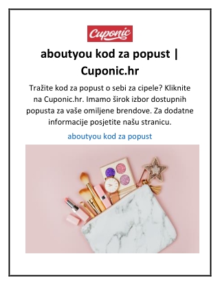 aboutyou kod za popust  Cuponic.hr