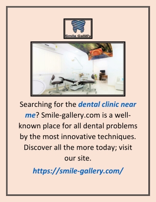 Dental Clinic Near Me | Smile-gallery.com