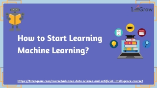 how to start learning machine learning