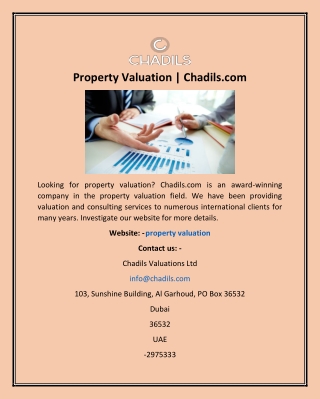 Property Valuation | Chadils.com