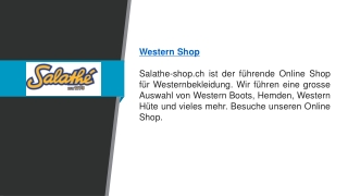 Western Shop   Salathe-shop.ch