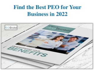 Find the Best PEO for Your Business in 2022