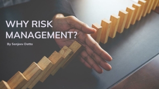 Why Risk Management?