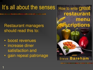 How to write great restaurant menu descriptions