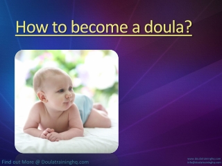 How to become a doula