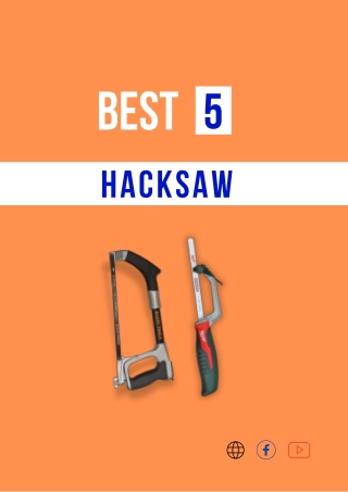 Best HackSaw (Top 5 Picks)