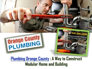 Plumbing Orange County
