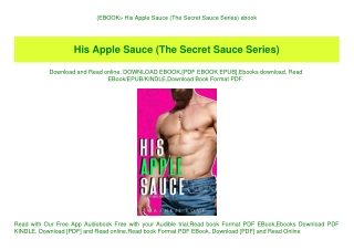 (EBOOK His Apple Sauce (The Secret Sauce Series) ebook