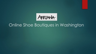 Online Shoe Boutiques in Washington