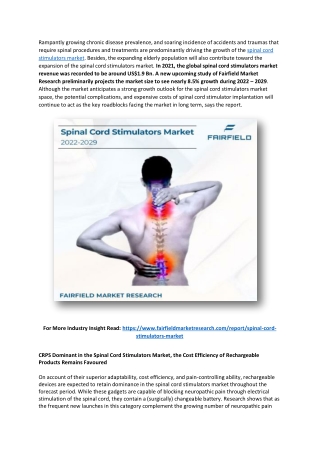 Spinal Cord Stimulators Market